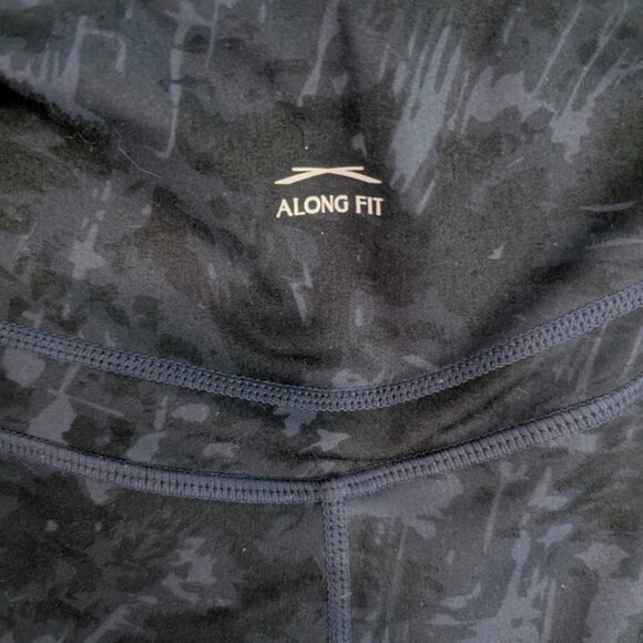 Guc Along Fit Black Patterned Leggings Size XXL - Picture 4 of 7